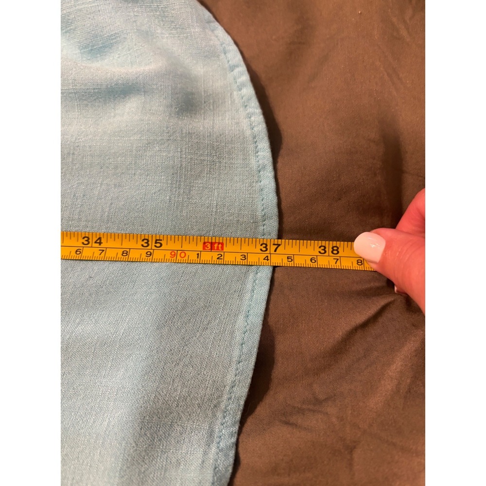 Torrid Aqua Blue V-Neck Midi Dress Pockets Adjustable Straps Plus Size 2 2X - Picture 6 of 8